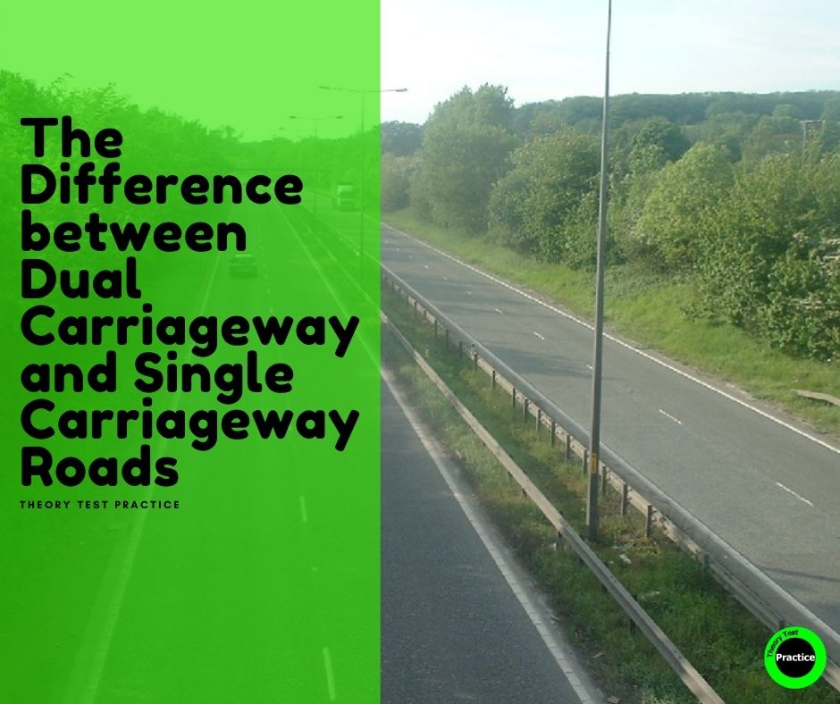 The difference between dual carriageway and single carriageway roads