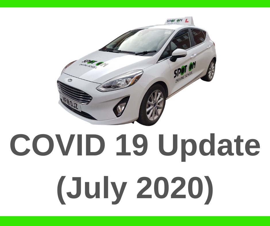 COVID 19 Update: Theory Tests, Driving Lessons, Driving Tests (July 2020)