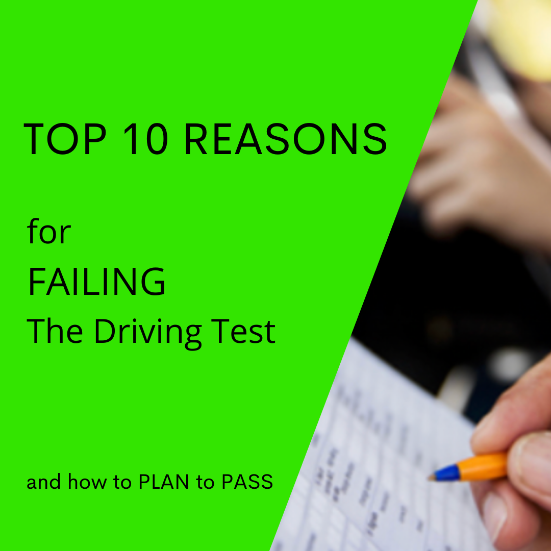 Top 10 Reasons for Failing the Driving Test